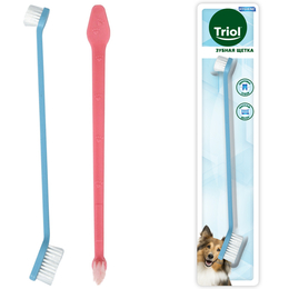 Triol зубная щетка двусторонняя для собак, 210&nbsp;мм
