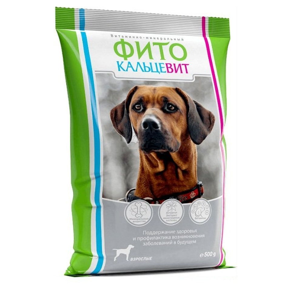 Фитокальцевит витаминно-минеральная добавка для собак, 500 г