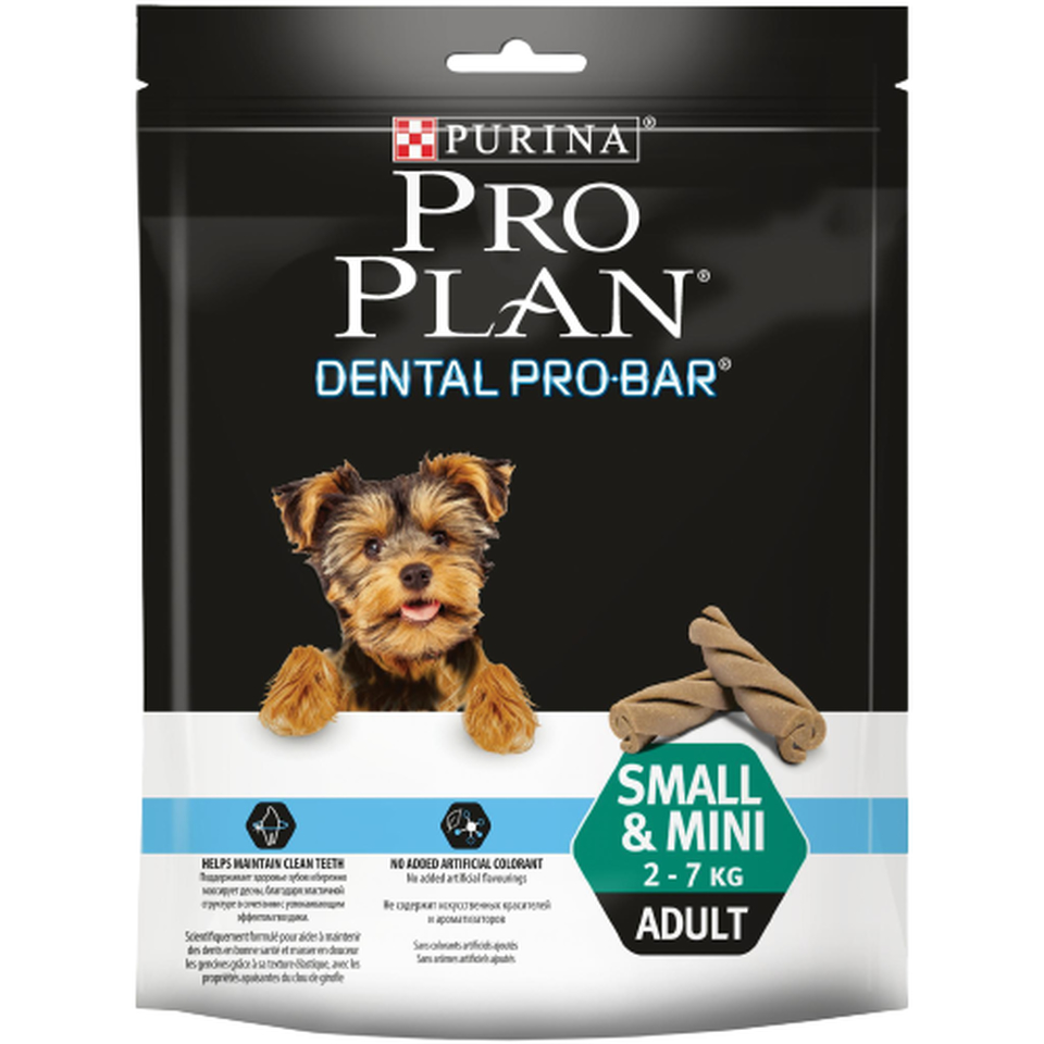 Pro Plan Dental ProBar Small&Mini для поддержания здоровья полости рта, 150 г