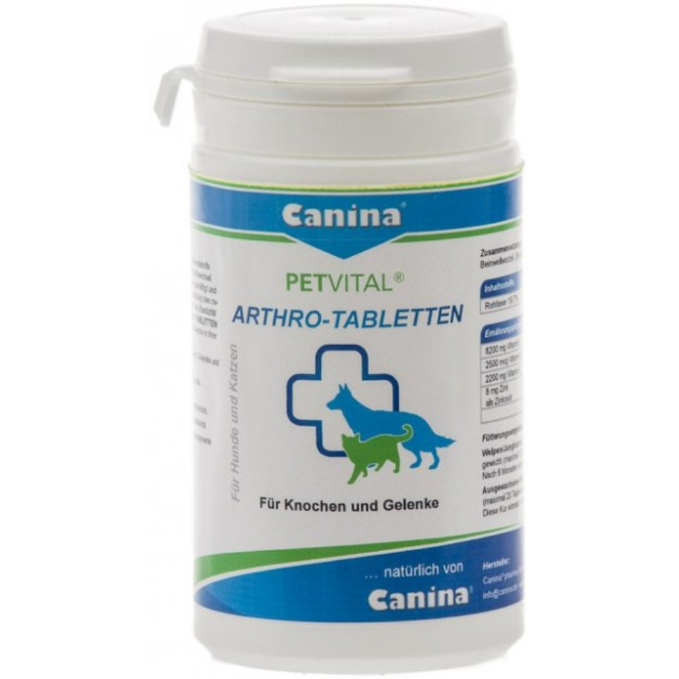 Кормовая добавка Петвиталь Артро-Таблетен(Petvital Artro-Tabletten) для собак 60г