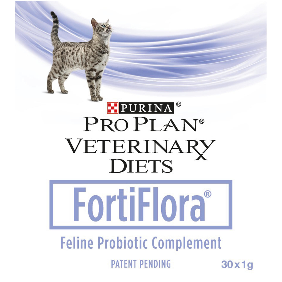 FortiFlora пробиотик при расстройствах пищеварения у кошек, 30 гр