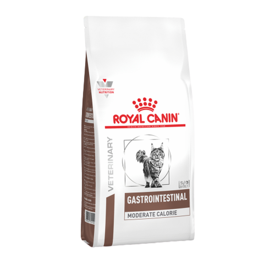Royal Canin Gastrointestinal Moderate Calorie GIM35 для взрослых кошек при расстройствах пищеварения + контроль веса, курица, 400 г