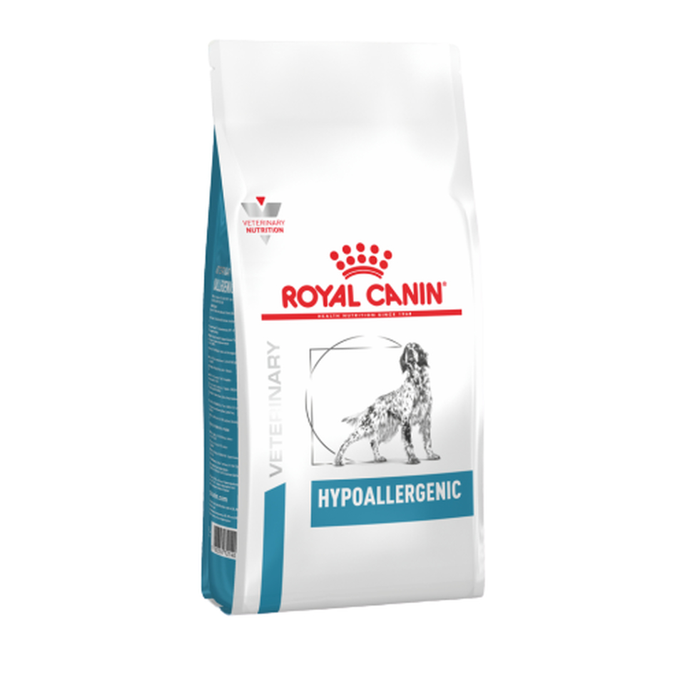 Royal Canin Hypoallergenic для взрослых собак при аллергии, дерматозах, заболеваниях ЖКТ, 2 кг