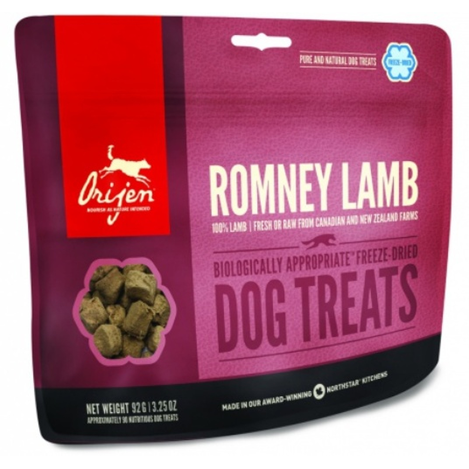 Orijen FD Romney Lamb Dog Treats, сублимированная закуска с ягненком для дрессировки или поощрения, 42,5 г