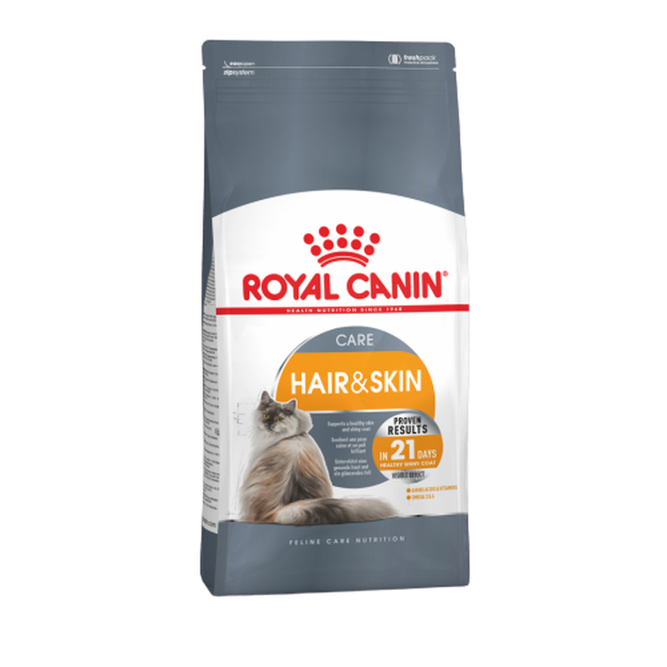 Royal Canin Hair & Skin Care для взрослых кошек, здоровье кожи и блеск шерсти + здоровье почек, курица, 400 г