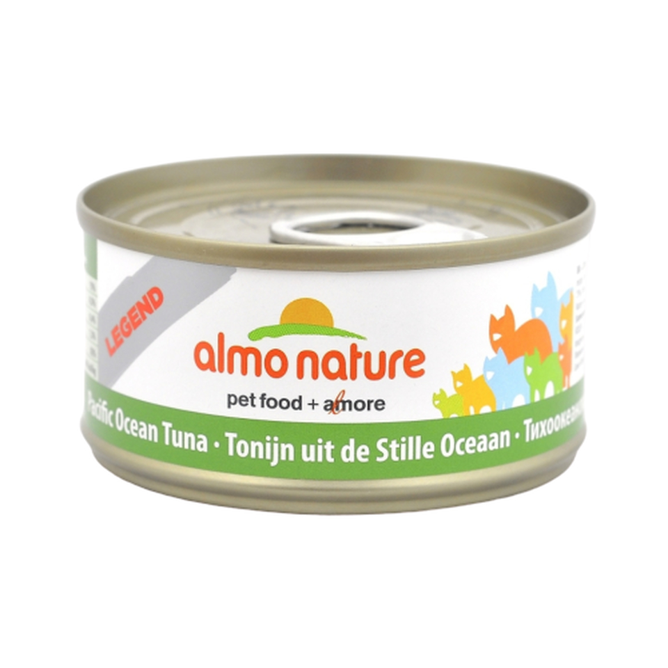 Almo Nature Legend для кошек всех возрастов, для поддержания иммунитета, тихоокеанскй тунец, консервы 70 г