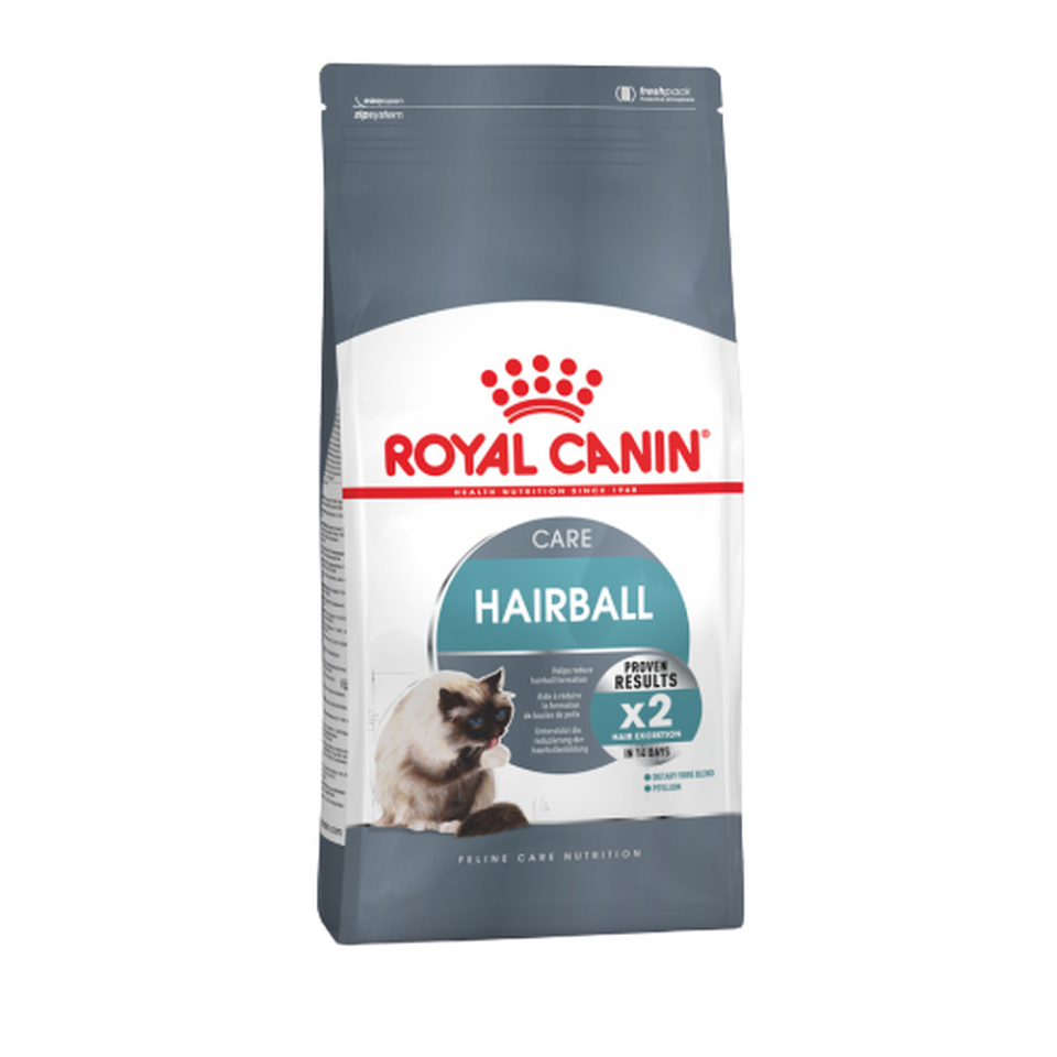 Royal Canin Hairball Care для взрослых кошек, для выведения комков проглоченной шерсти, курица, 400 г