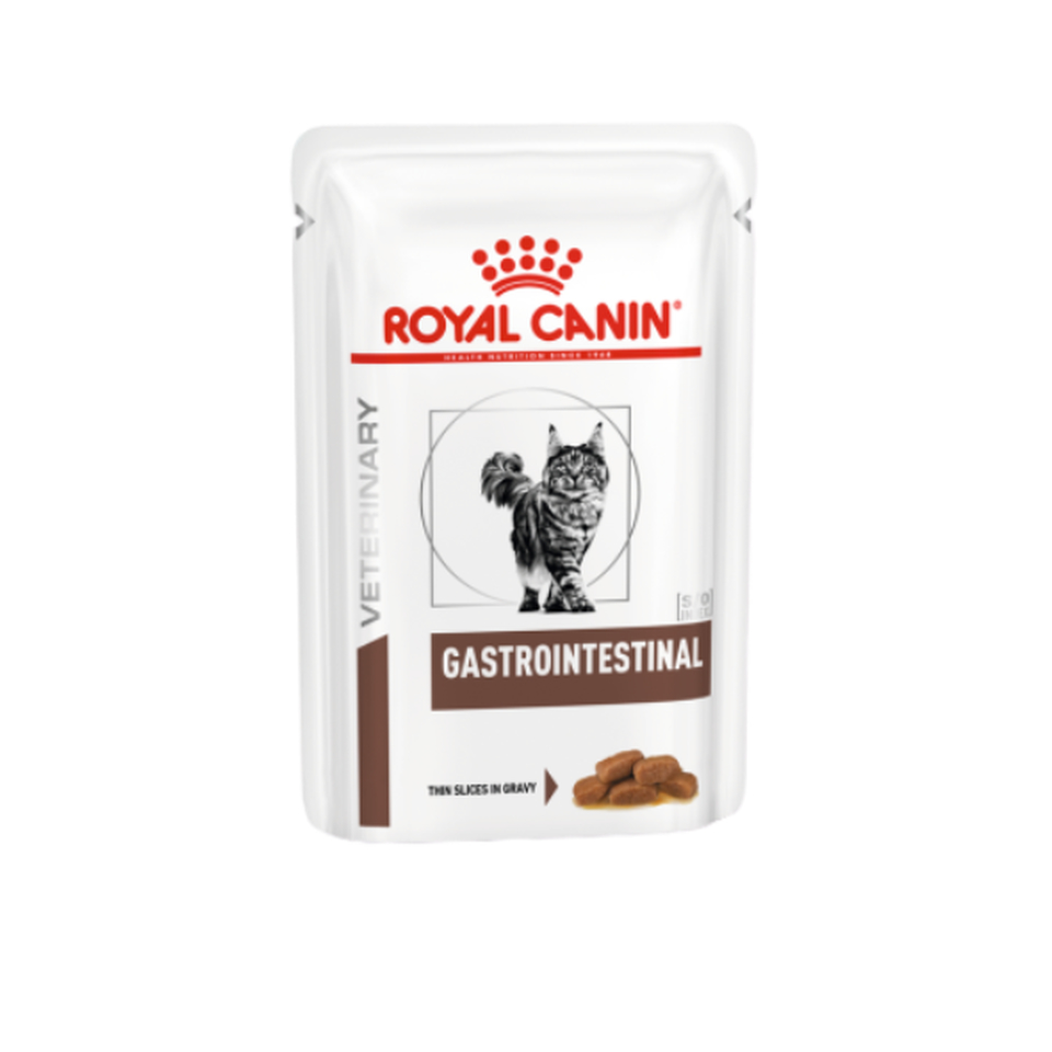Royal Canin Gastrointestinal для кошек всех возрастов при расстройствах пищеварения, мясо, пауч 85 г