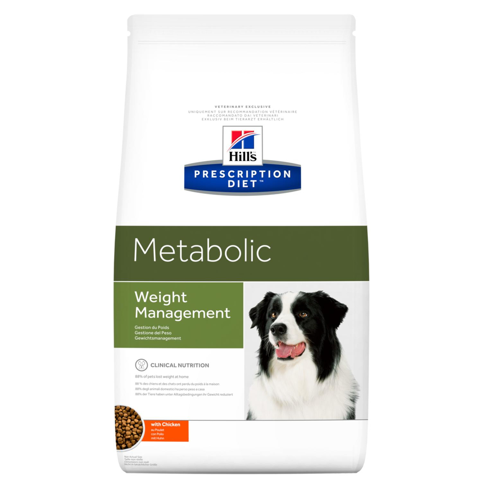 Hill`s PD Metabolic для взрослых собак при ожирении, курица, 4 кг