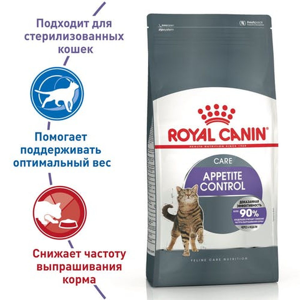 Royal Canin Appetite Control Корм д/стерелиз.кош, выпраш.еду 400г