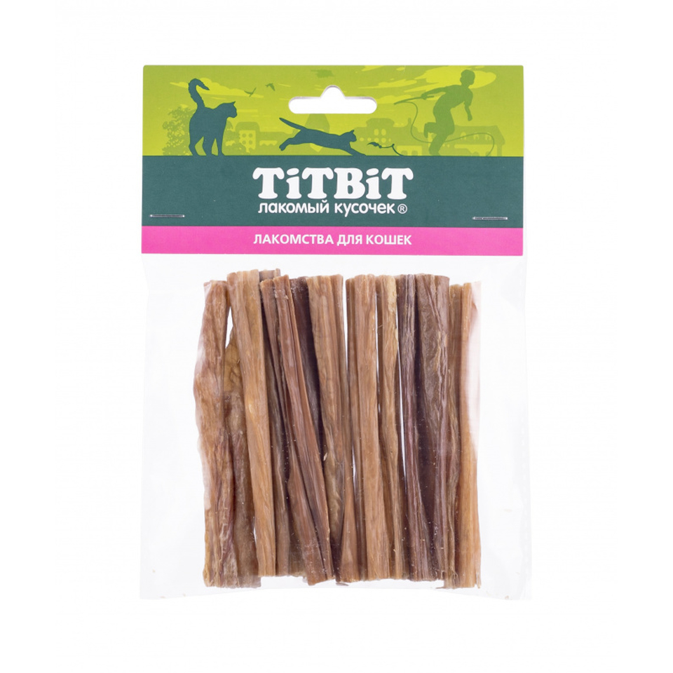 TiTBiT, кишки говяжьи сушеные, как поощрение/при дрессировке, 32 г