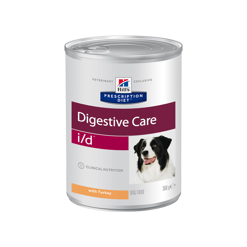 Hill`s PD i/d Digestive Care для собак всех возрастов при расстройствах пищеварения, индейка, консервы 360 г