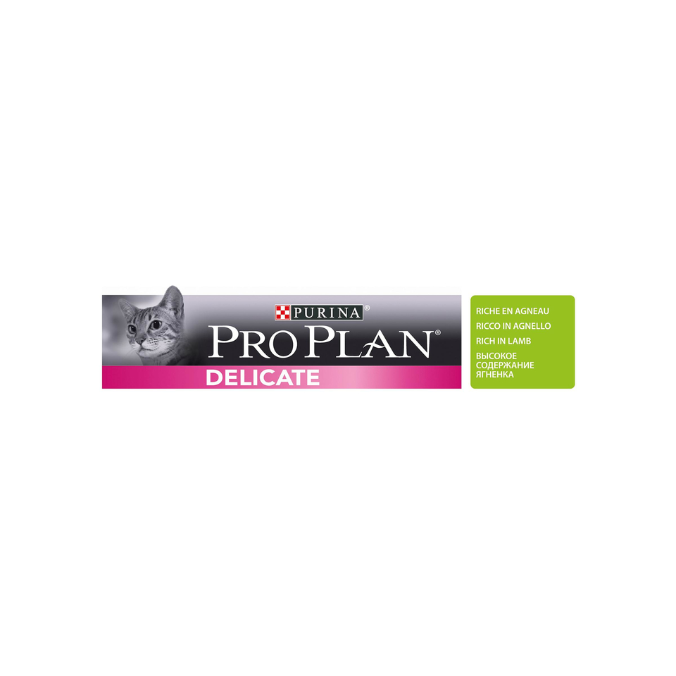 Pro Plan Delicate OptiRenal для кошек с чувствительным пищеварением + здоровье почек, ягненок, 10 кг