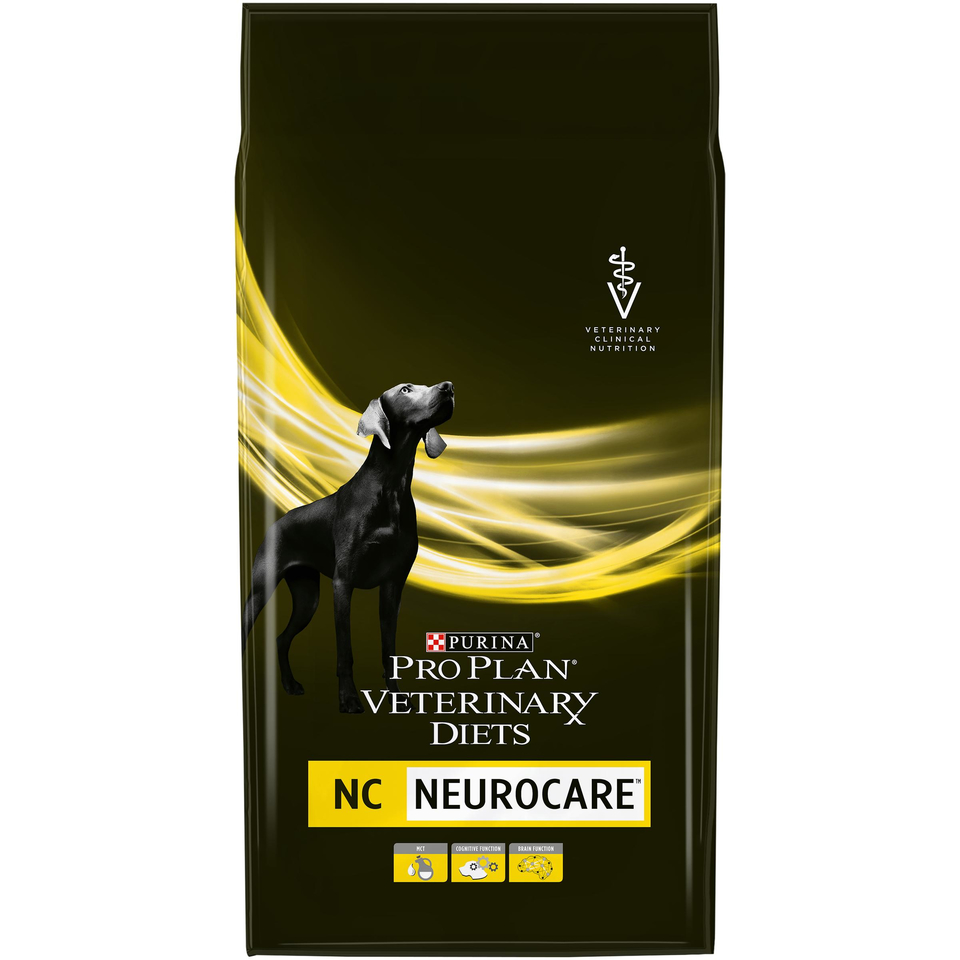 Pro Plan Veterinary diets NC Neurocare для взрослых собак, поддержание функций мозга, растительные белки, 3 кг