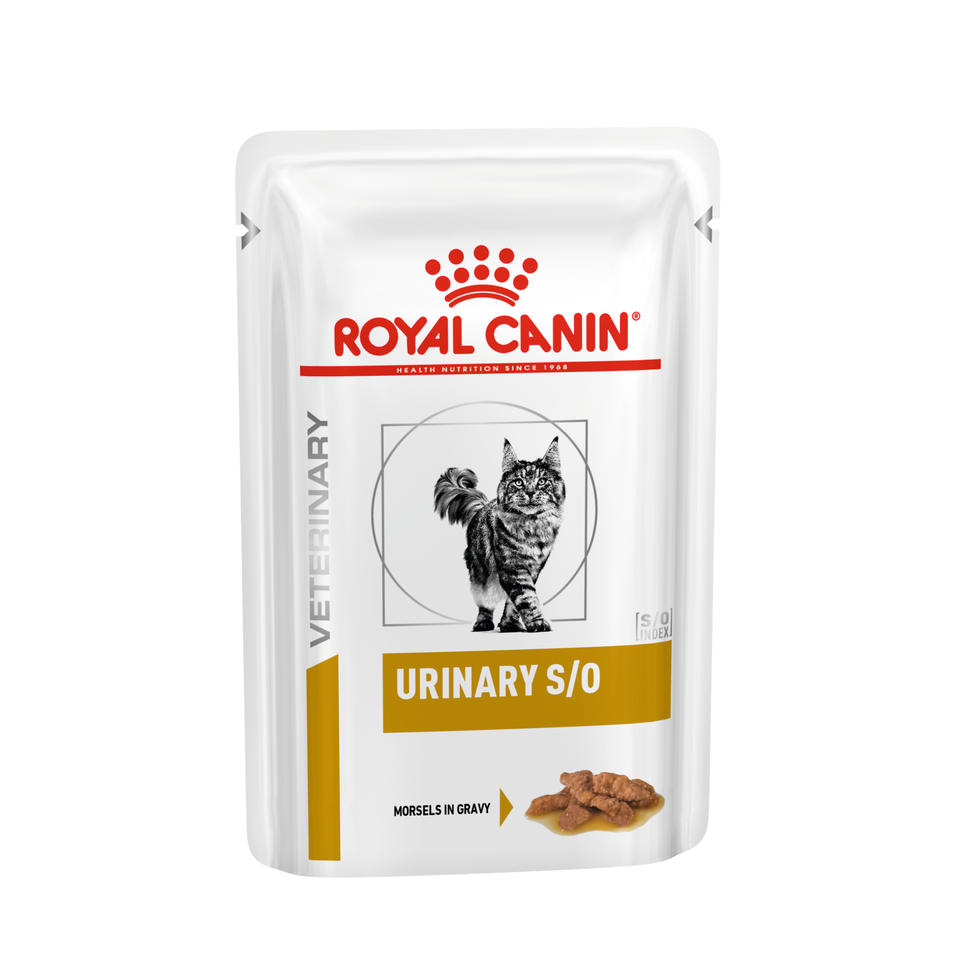 Royal Canin Urinary S/O для взрослых кошек, профилактика мочекаменной болезни, курица, кусочки в соусе , пауч 85 г