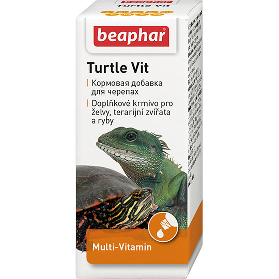 Кормовая добавка Turtle Vit для черепах, рептилий и рыб, 20 мл
