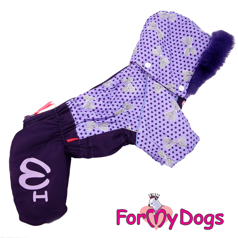 Комбинезон фиолетовый для собак-девочек (12)