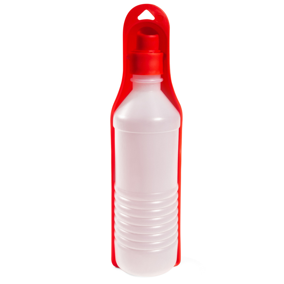 Бутылка пластиковая дорожная для собак, 255х70 мм, 500 мл