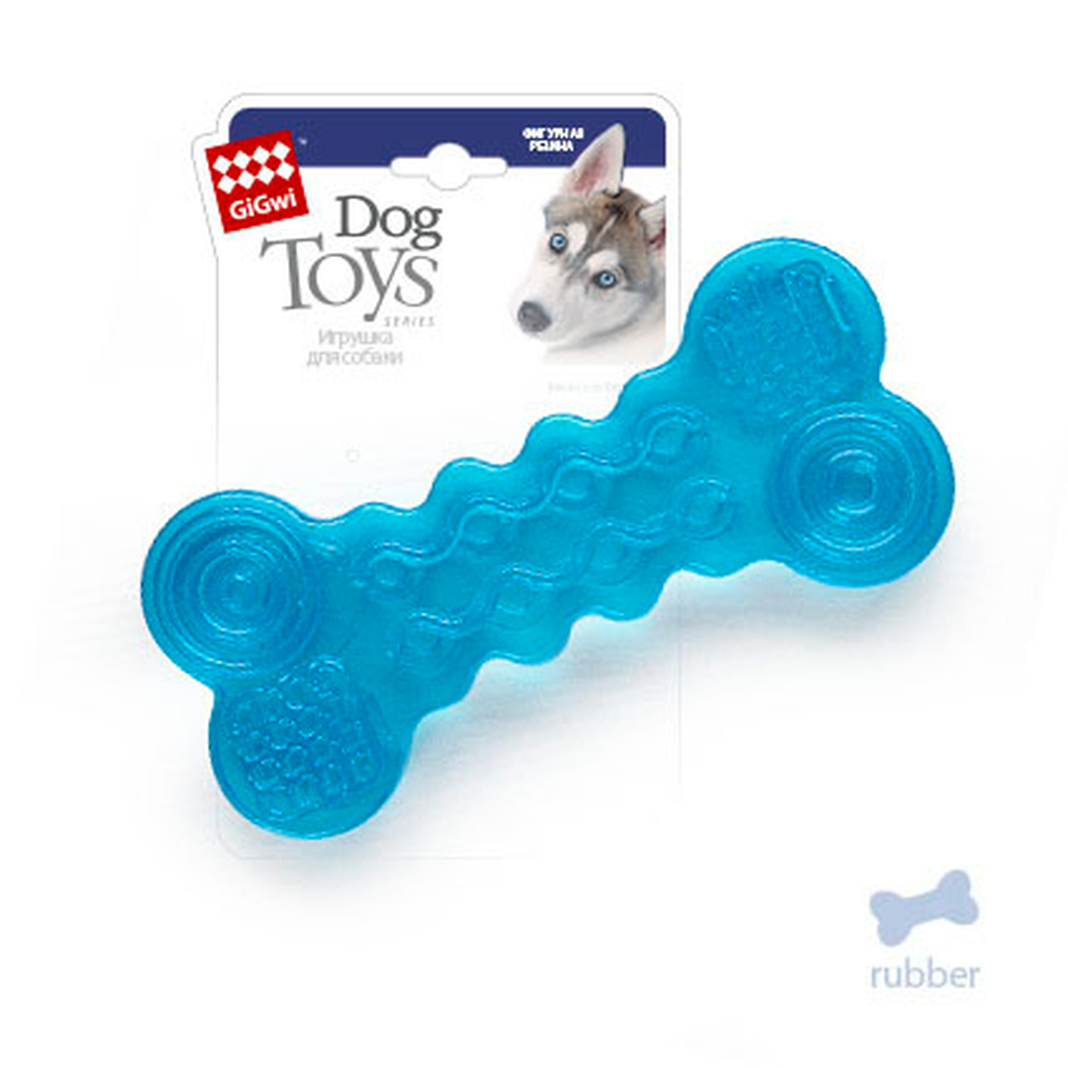 GiGwi Резиновая косточка, игрушка для собак