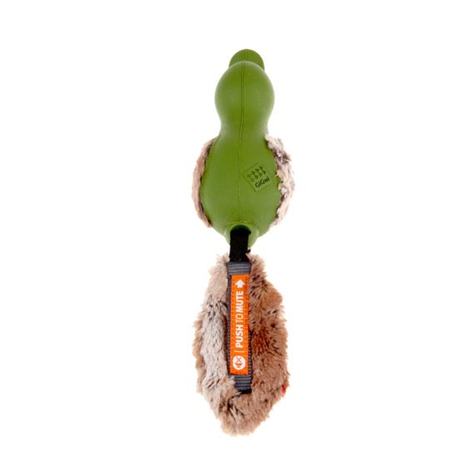 GiGwi Утка с отключаемой пищалкой, игрушка для собак