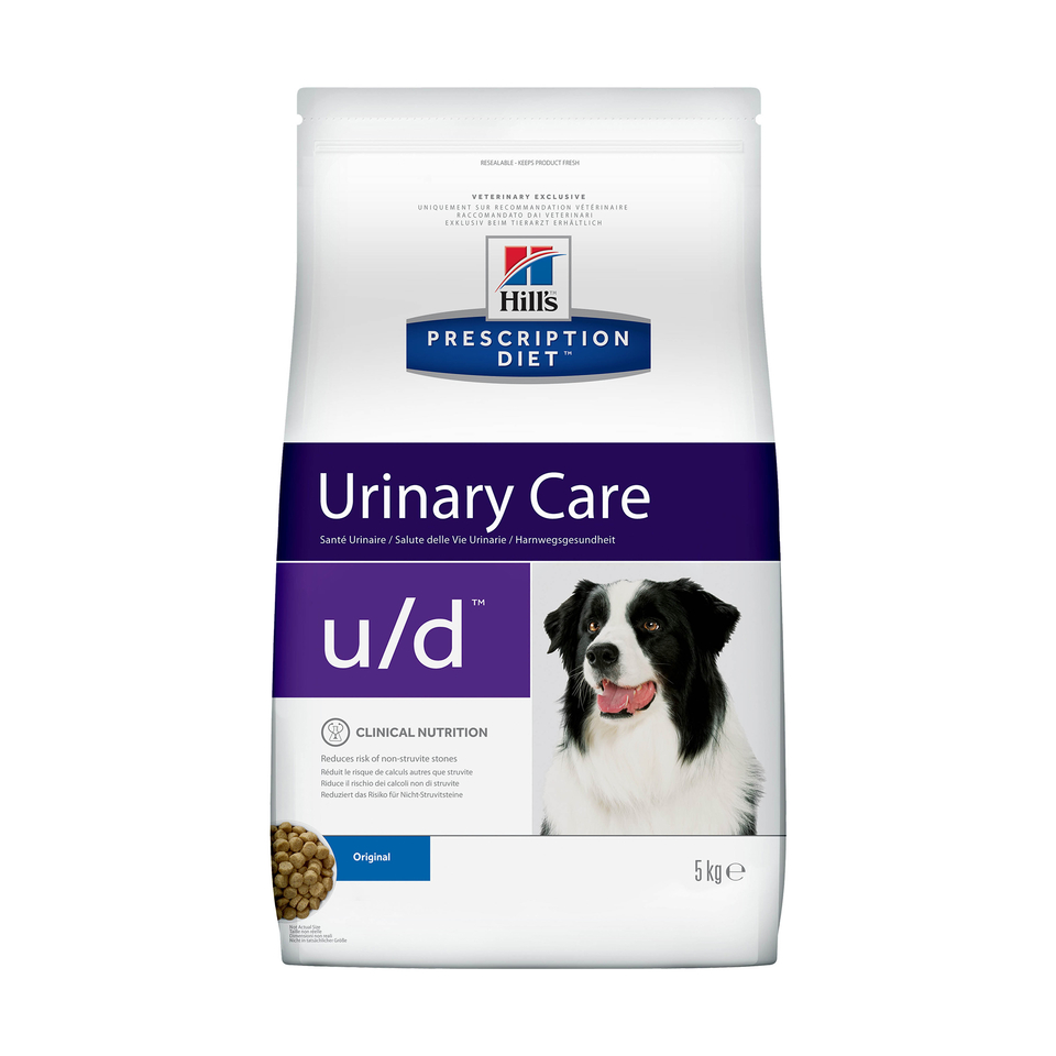 Hill`s PD u/d Urinary Care для взрослых собак, контроль образования неструвитных уролитов + профилактика мочекаменной болезни, 5 кг