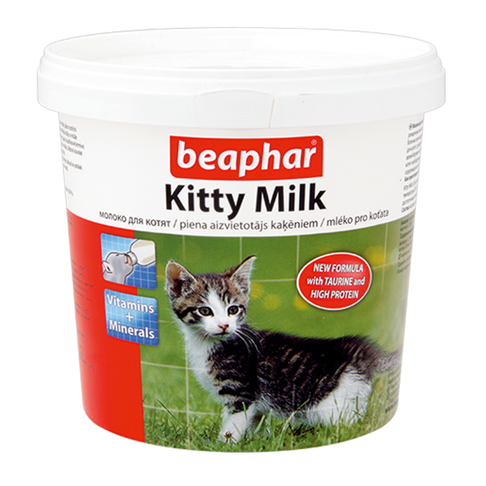 Beaphar Kitty Milk молочная смесь для котят, для беременных/кормящих кошек, для поддержания иммунитета, 500 г