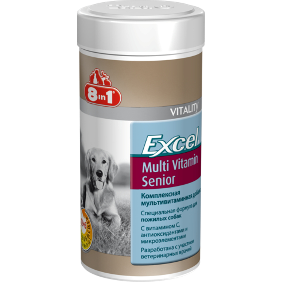 Excel Мультивитамины для пожилых собак, 70 таблеток