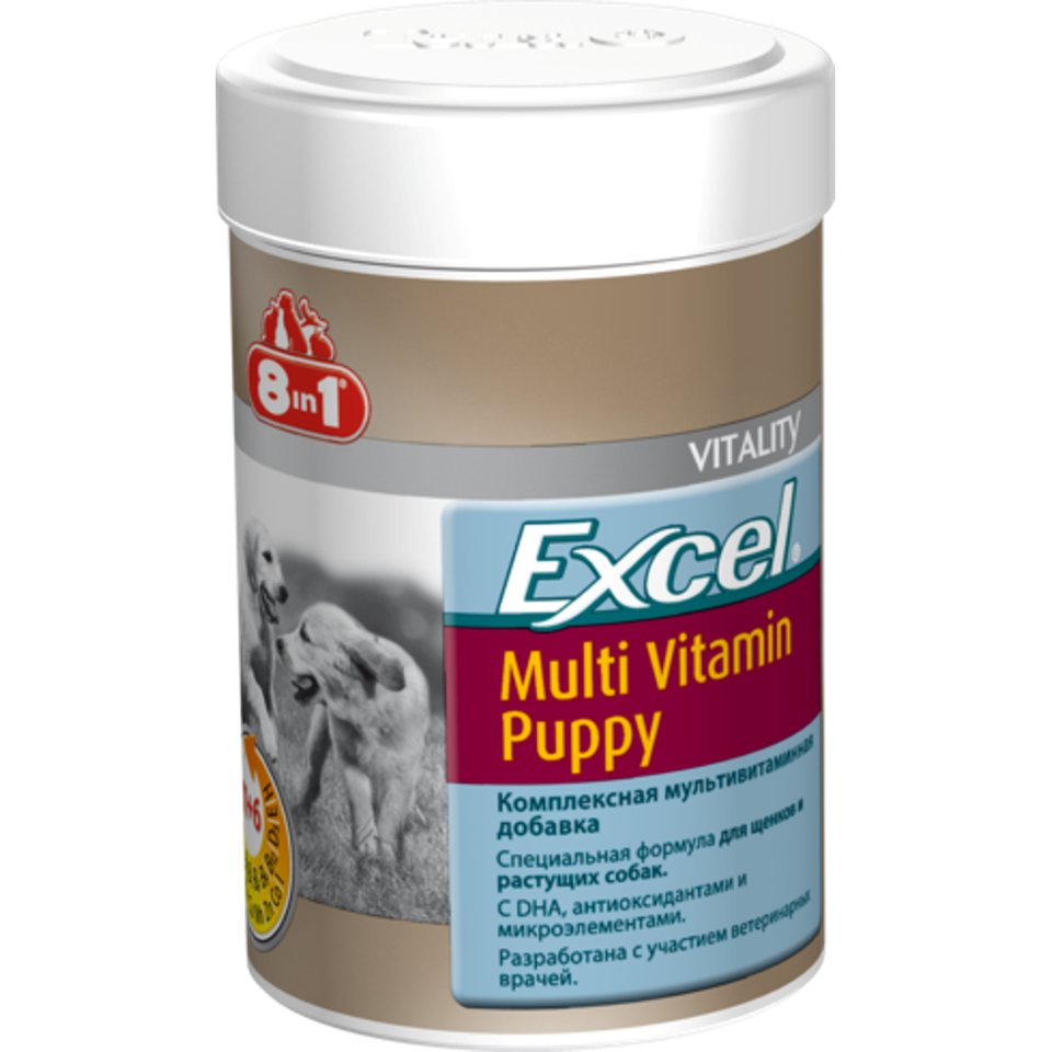 Excel Мультивитамины для щенков, 100 таблеток