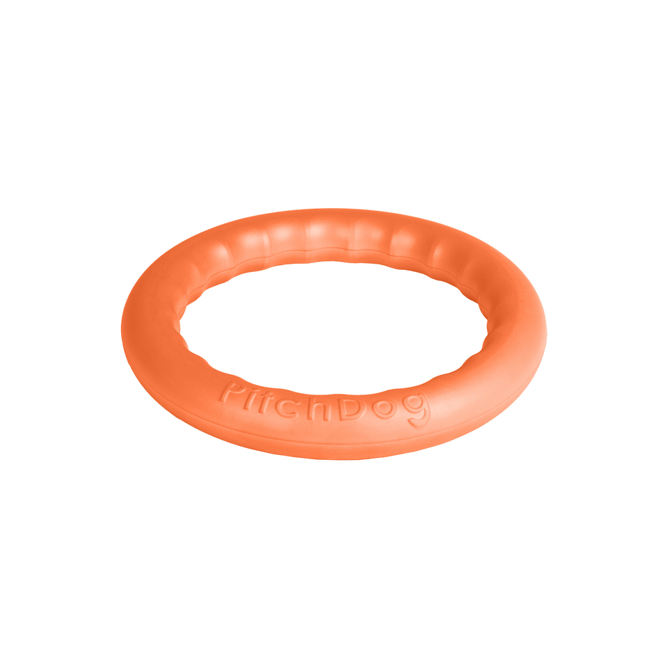 PitchDog 20 игровое кольцо для апортировки оранжевое, d 20 см