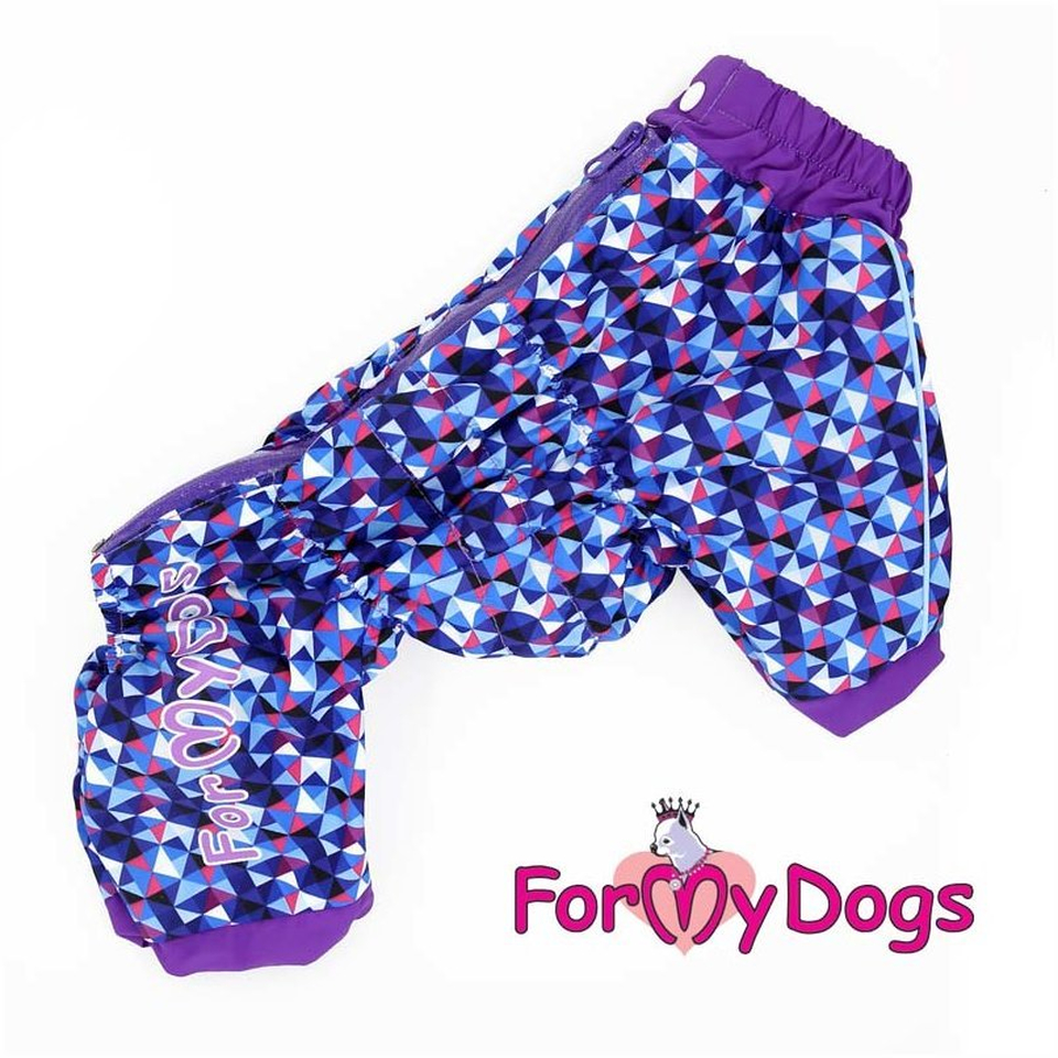 Дождевик фиолетовый для собак-мальчиков (8)