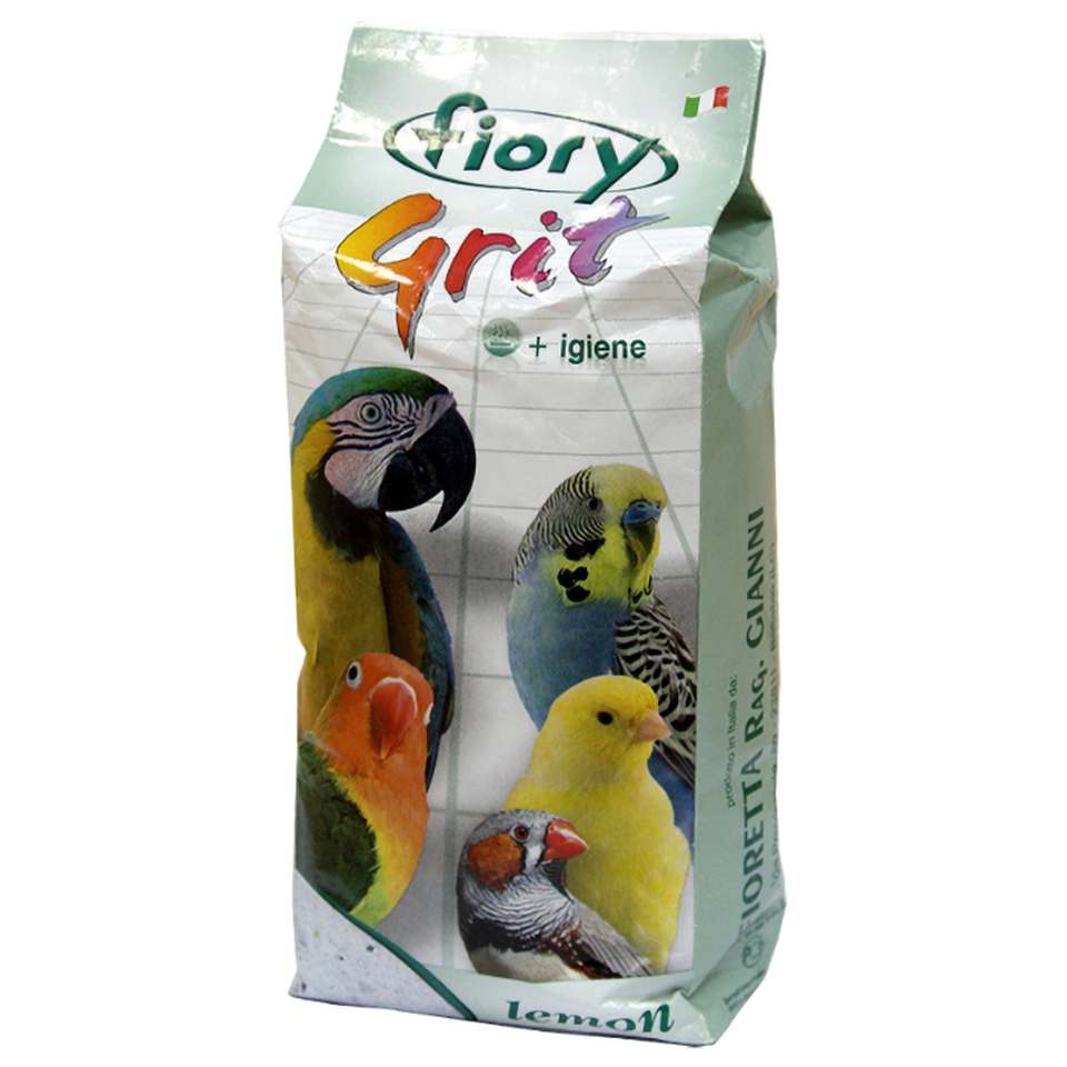 Fiory Grit Lemon морской песок для птиц с запахом лимона, 1 кг