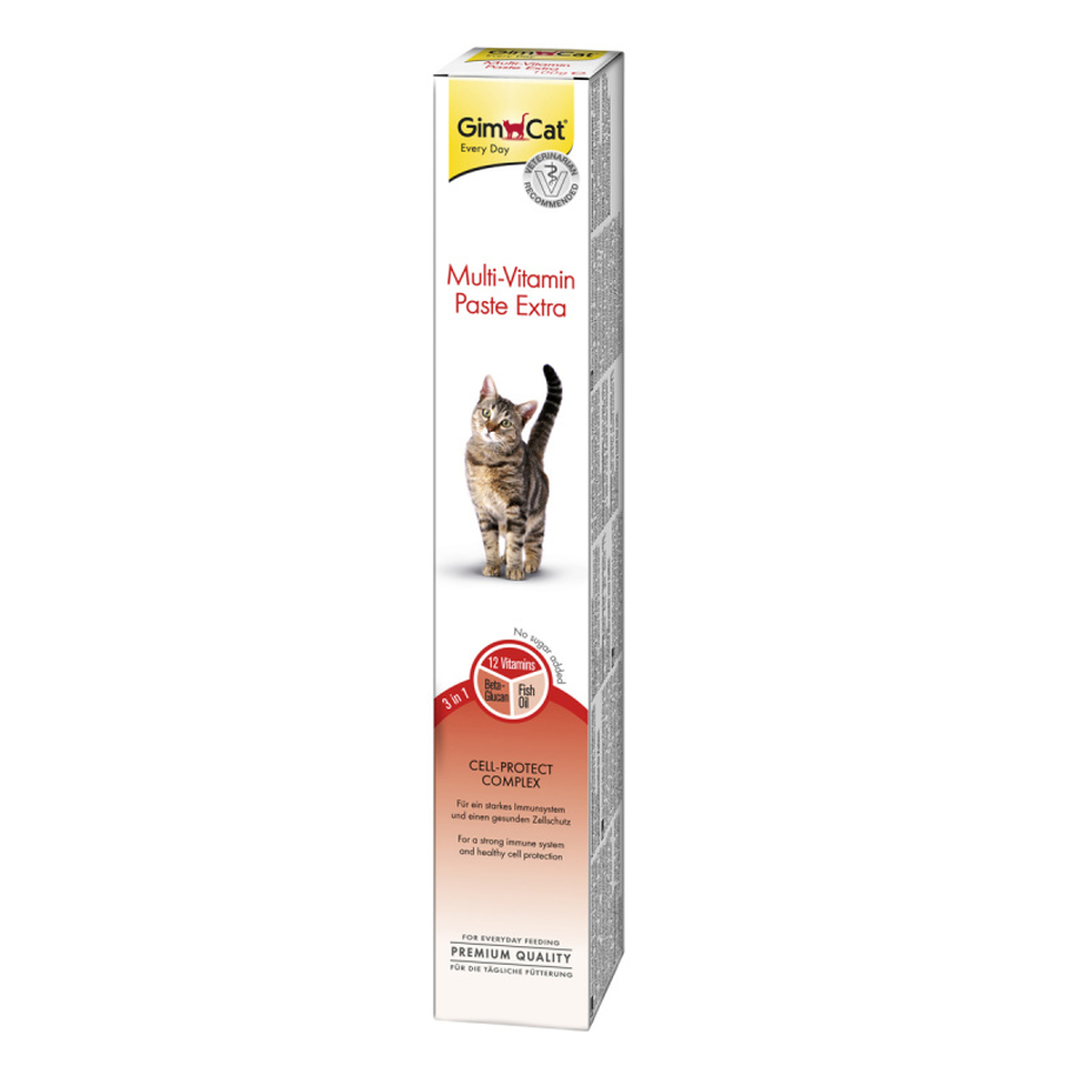 GimCat Multi-Vitamin Extra паста мультивитаминная для кошек, 100 г