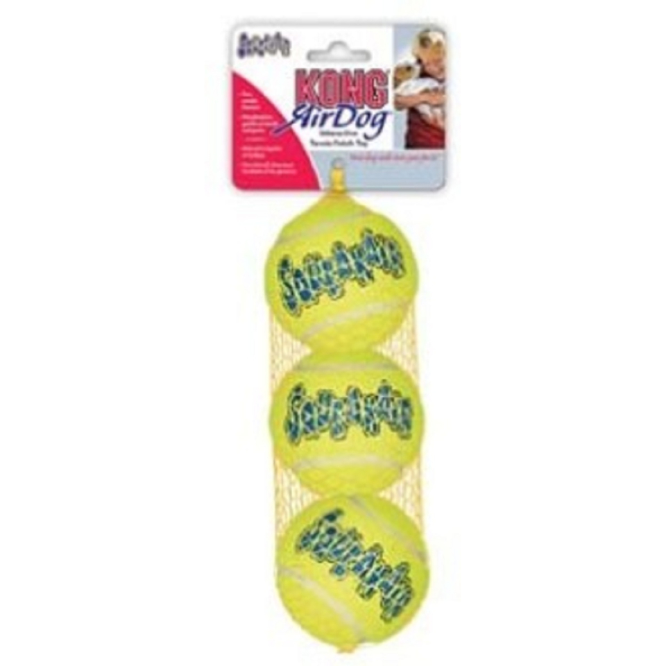 Kong Air Теннисный мяч маленький, игрушка для собак, 5 см, 3 шт.