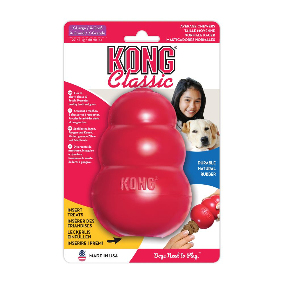 Kong Classic XL игрушка для собак очень крупных пород, 13х8 см