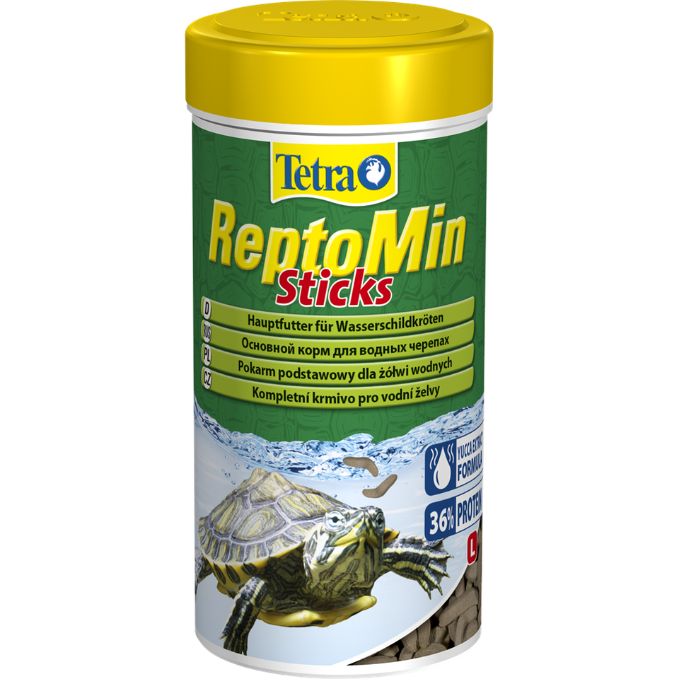 Tetra ReptoMin Sticks основной рацион для водных черепах, палочки, 100 мл