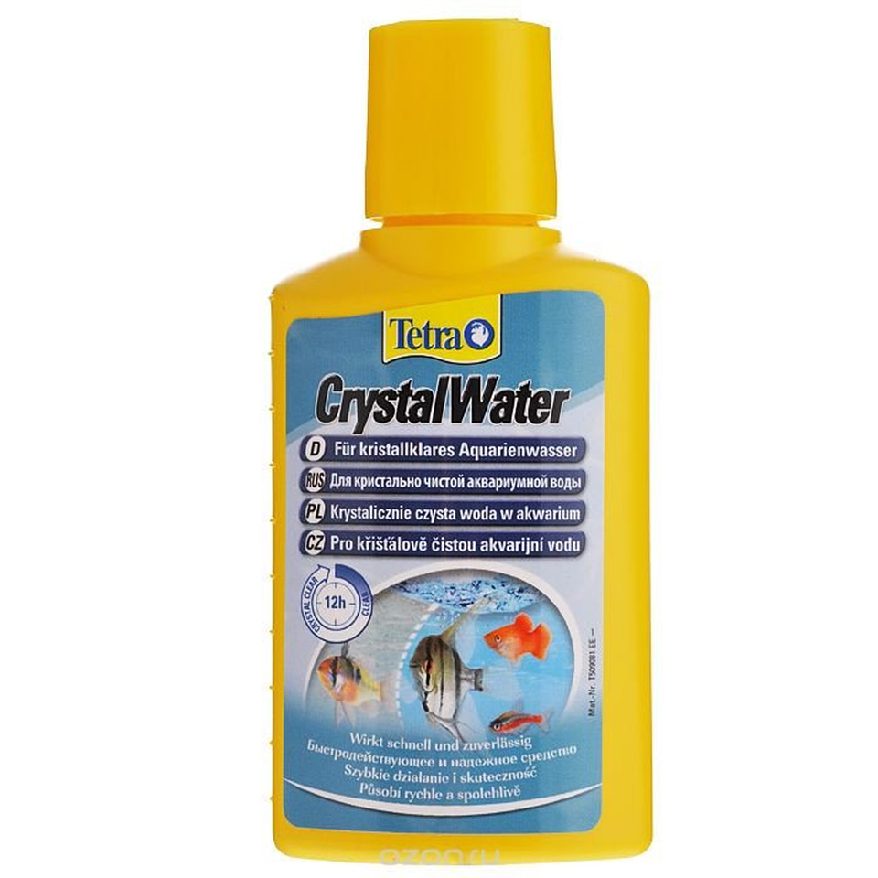 Tetra Crystal Water средство для очистки воды от помутнения, 100 мл