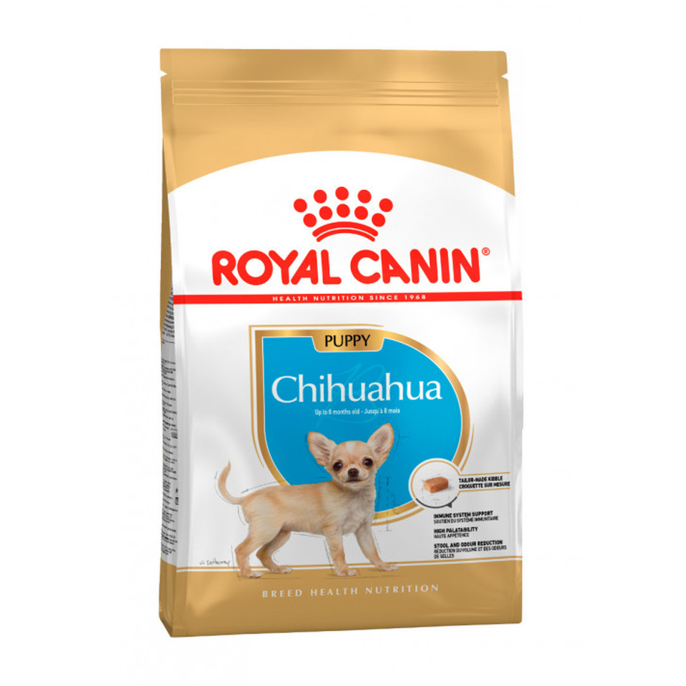 Royal Canin Chihuahua Puppy для щенков чихуахуа до 8 месяцев, курица, 500 г