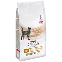 Pro Plan Veterinary diets NF St/Ox Renal Function для взрослых кошек при патологии почек/мочевых камнях, растительные белки, 1,5 кг+пауч 3*85г