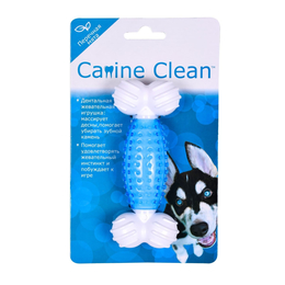CANINECLEAN Игрушка для собак Косточка нейлон/синтетическая резина с ароматом мяты 19см, голубой