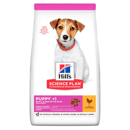 Hill`s SP Puppy Healthy Development Small &amp; Miniature для щенков мелких пород, беременных и кормящих собак, иммунитет + развитие мозга, курица, 300&nbsp;г