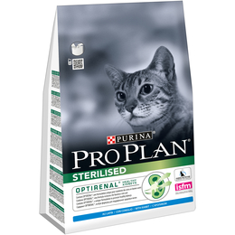 Pro Plan Sterilised OptiRenal для стерилизованных кошек, здоровье почек, кролик, 3 кг