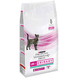 Pro Plan Veterinary diets UR St/Ox Urinary для взрослых кошек при мочекаменной болезни, океаническая рыба, 1,5 кг
