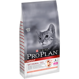Pro Plan Adult OptiRenal для взрослых кошек, иммунитет + здоровье почек, лосось, 10 кг