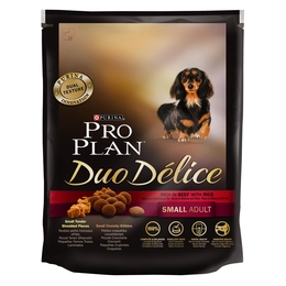 Pro Plan Duo Delice Small Adult для взрослых собак мелких пород, говядина/рис, 700&nbsp;г