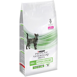 Pro Plan Veterinary diets HA St/Ox Hypoallergenic для кошек всех возрастов при аллергии и кожном зуде, растительные белки, 1,3&nbsp;кг