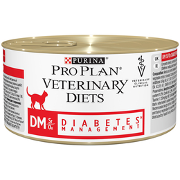 Pro Plan Veterinary diets DM St/Ox Diabetes Management для взрослых кошек при диабете, говядина, консервы 195&nbsp;г