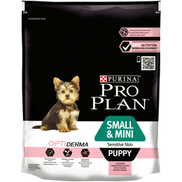 Pro Plan Small &amp; Mini Puppy sensitive skin для щенков мелких пород с чувствительной кожей, лосось/рис, 700&nbsp;г