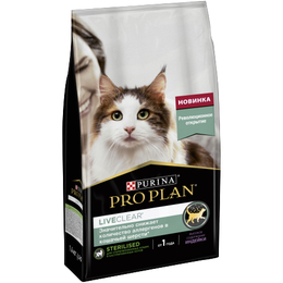Pro Plan LiveСlear снижает количество аллергенов в кошачьей шерсти,для профилактики МКБ, с индейкой 1.4&nbsp;кг