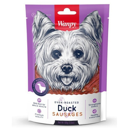 Wanpy Dog, утиные сосиски для привередливых, как поощрение/при дрессировке, 100&nbsp;г