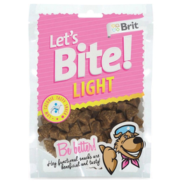 Brit Let&#039;s Bite! Light, закуска низкокалорийная с подорожником, при ожирении/избыточном весе, кролик, 150 г